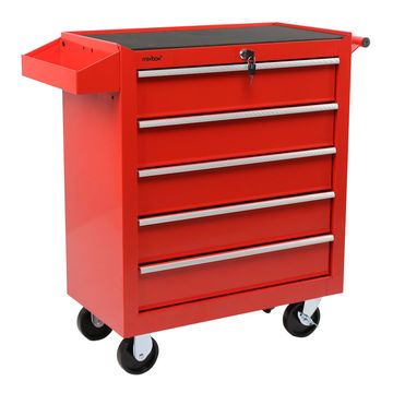 5 Drawer Heavy Duty Tool Storage Trolley Cart