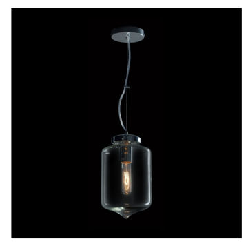 230v 60W E27 Lantern Glass Pendant