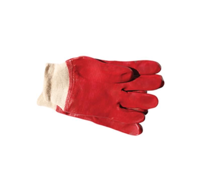 Glove PVC Builders Knit Wrist 50mm - 4 Pack