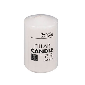Pillar Candles - Scented - White - 12cm x 7cm - 6 Pack