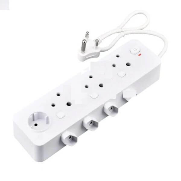 7 Way Multi Plug Adapter with Switches