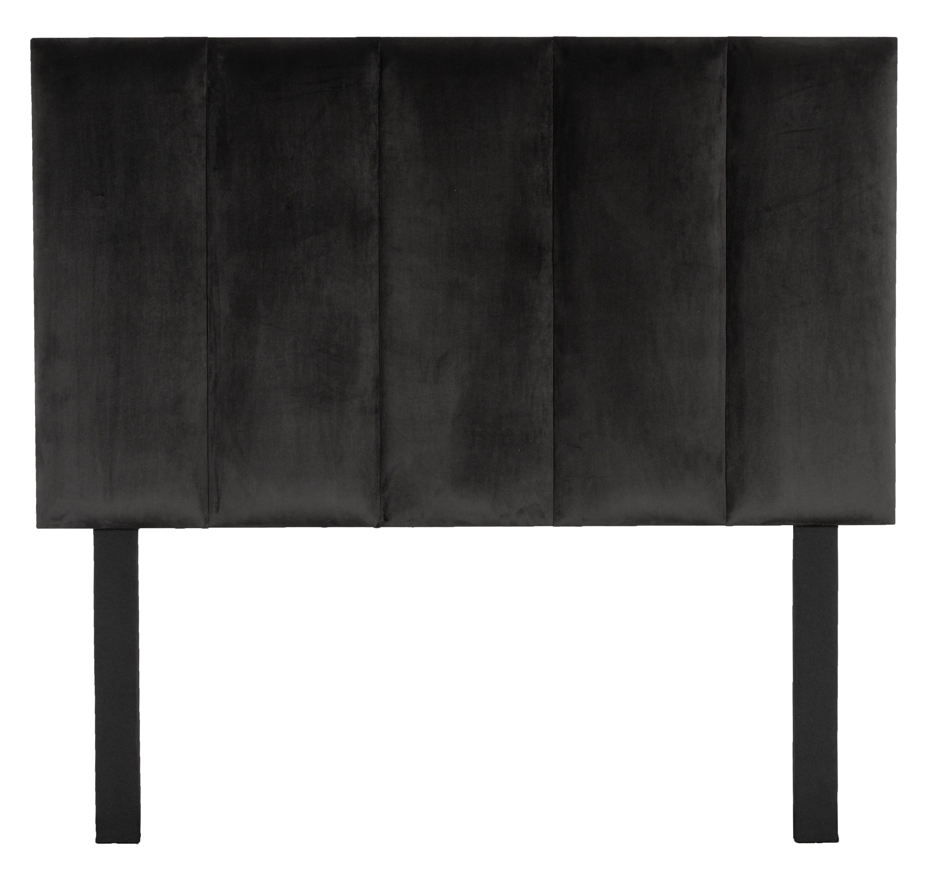 Taylor Headboard - Black Velvet - Queen