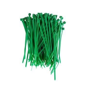 Cable tie HELLERMANNTYTON GREEN 100mm x 2.5mm x100
