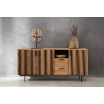 Harrison Reclaimed Teak Wood Sideboard with Drawers and Cupboards