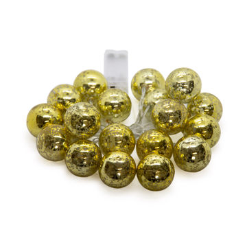 LED Fairy lights - Gold Ball 20pc
