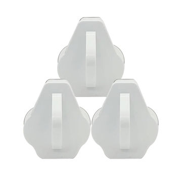 16A 3-Pin Plug Top's With Handle - Set of 3 (ESPUPLUG)