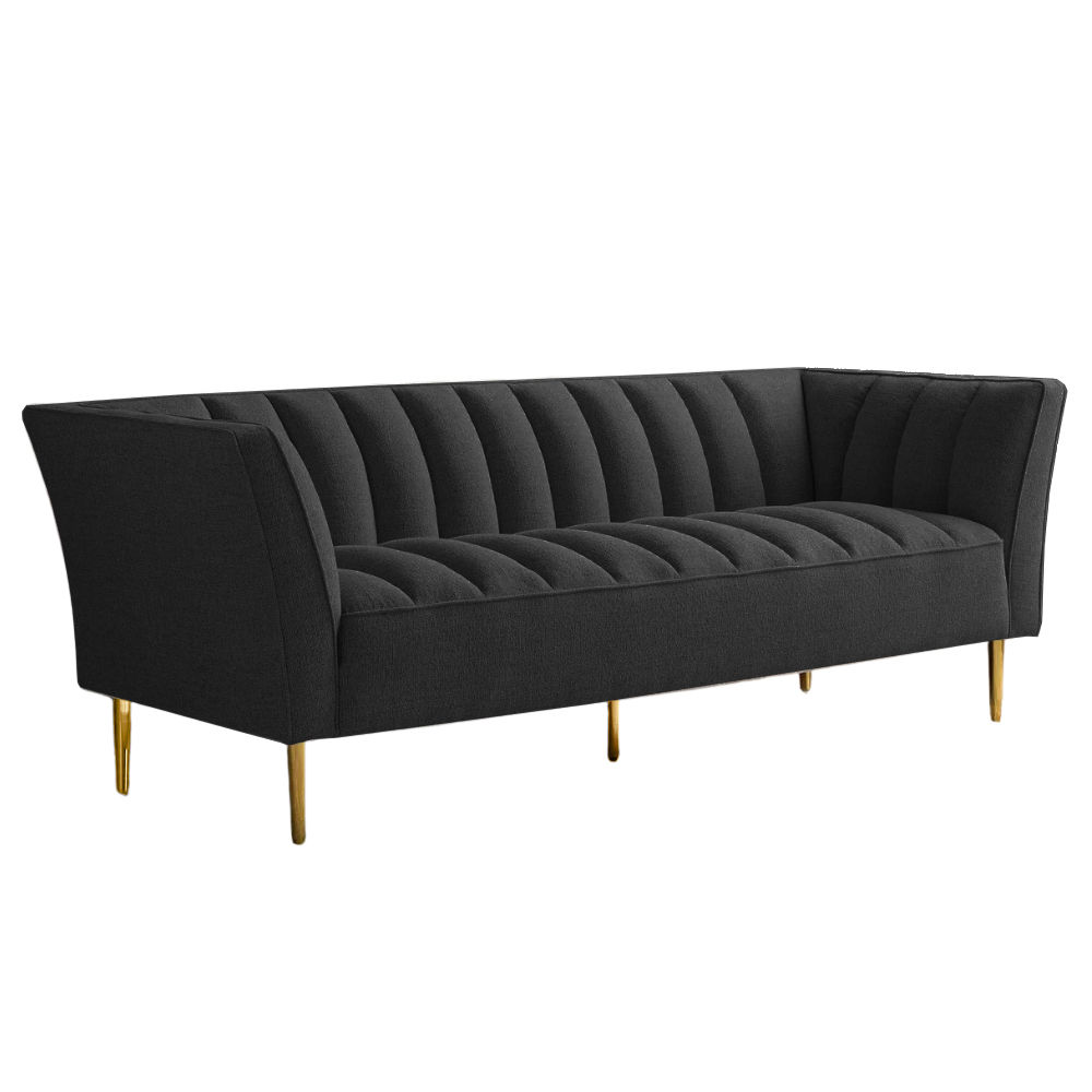 Alora 3-Seater Fabric Sofa-Monaco Volcanic Ash