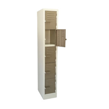 5 Door Steel Locker - Ivory Karoo