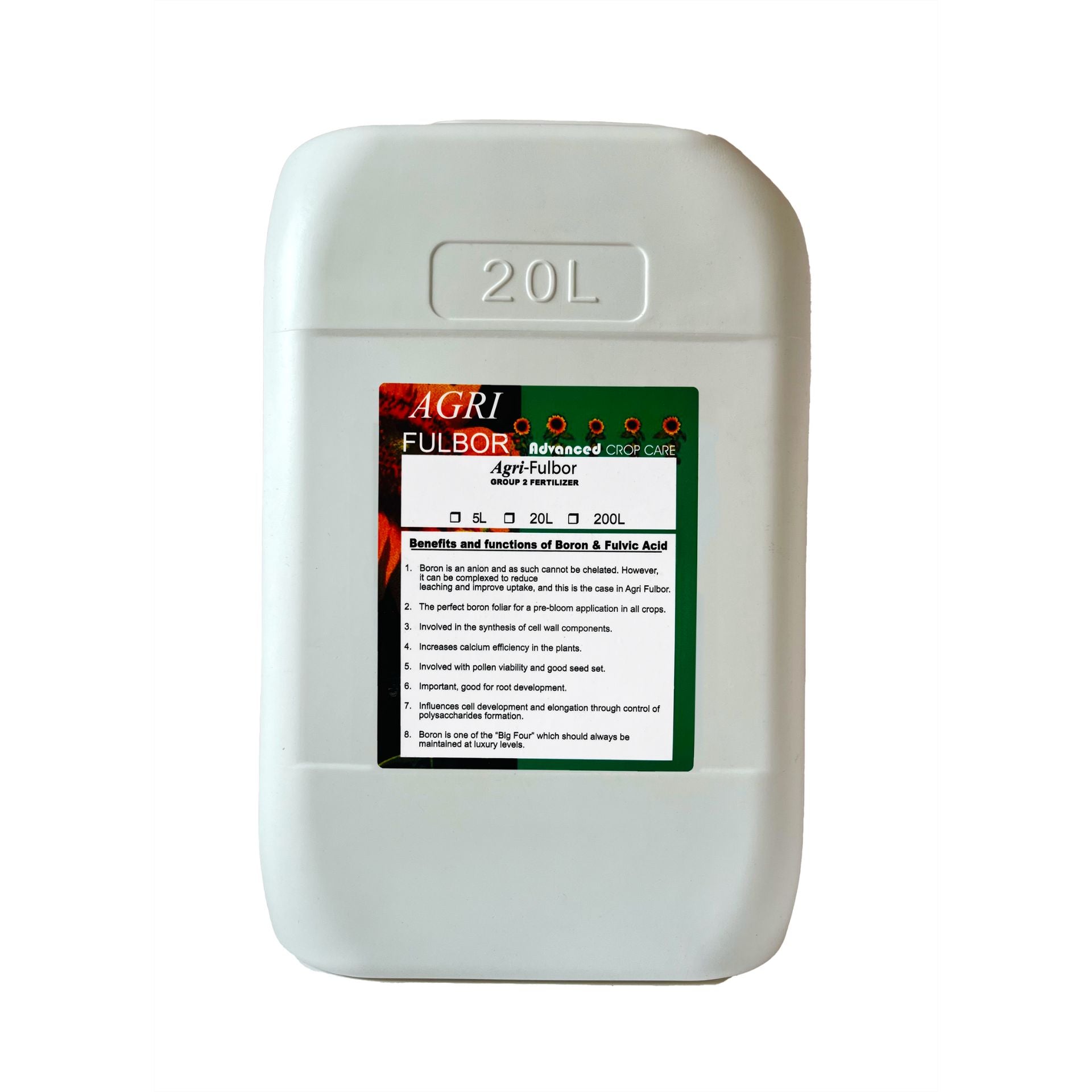 Agri-Fulbor Liquid Organic Fertiliser 20L