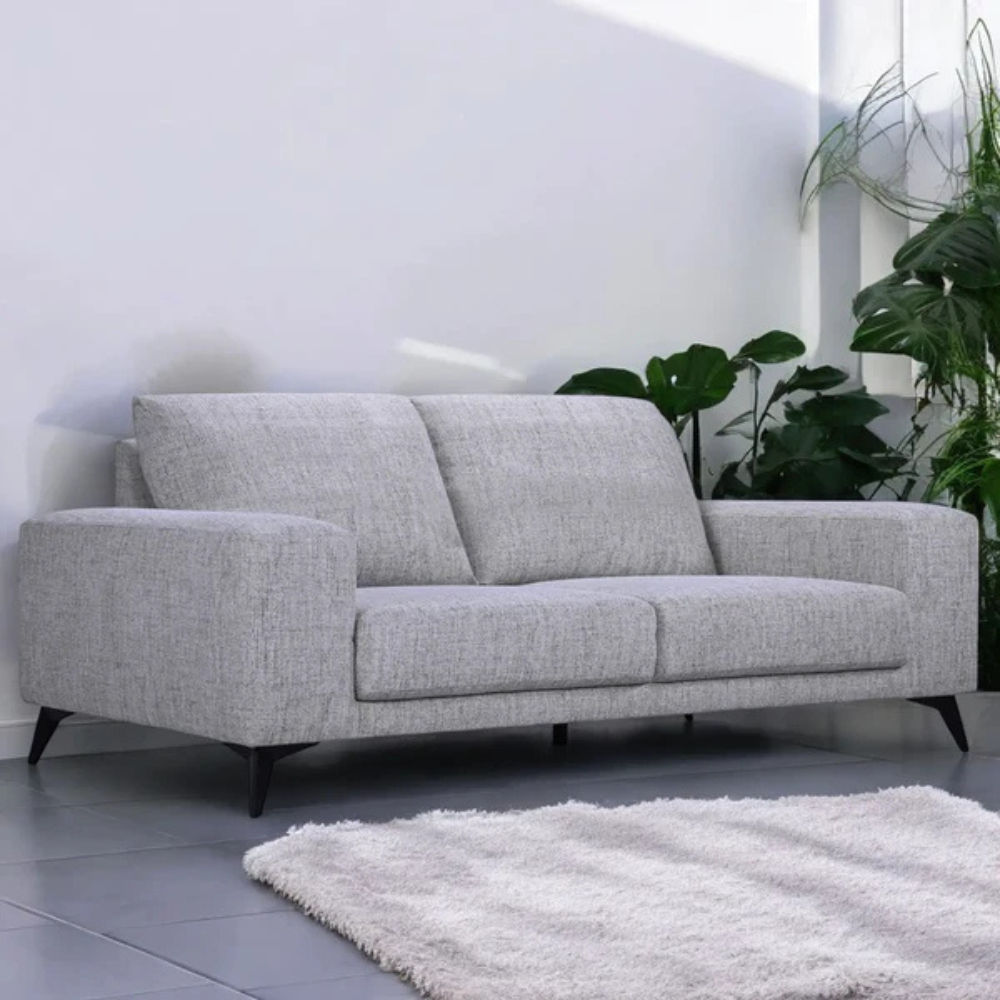 Hailey 3 Seater Couch Charcoal Grey