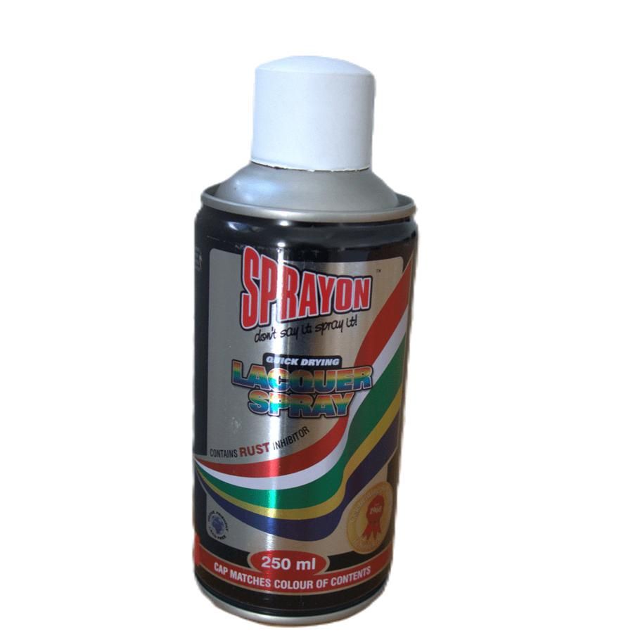 Sprayon Paint White Gloss 250Ml- 3 Pack