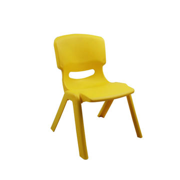 Vividitto - Kiddies Stackable Plastic Chair - Yellow