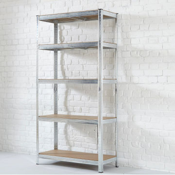 Fine Living - 5 Layer Shelf In Galvanized Steel