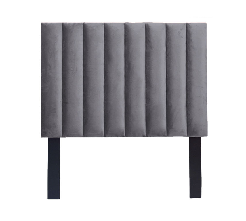 Dafina Diagonal Panel Headboard Grey Single