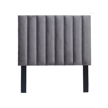 Dafina Diagonal Panel Headboard Grey Single