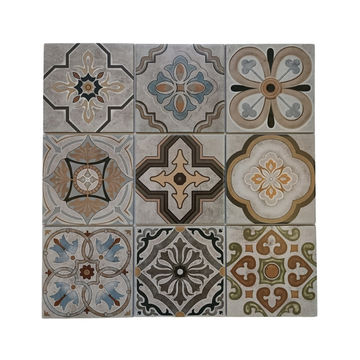 Earthstone Moroccan Sunset - Deco Tile (16 Unique Tiles - 200x200 - box of 30)