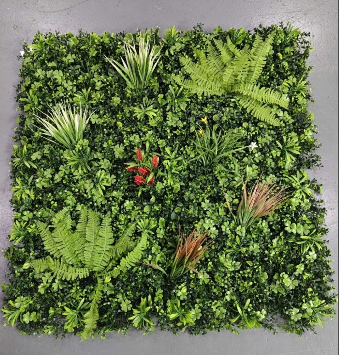 Botanical Fusion Faux Greenery Panel