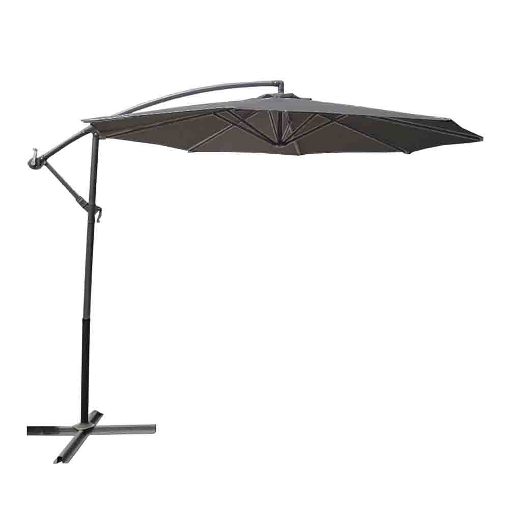 Seagull Cantilever Umbrella Aluminium Pole Light Grey 3m