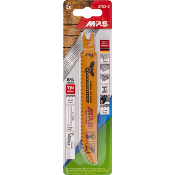 Sabre Saw Softwood 150Mm Multicutter U-Shank 6&10Tpi 2/Pk