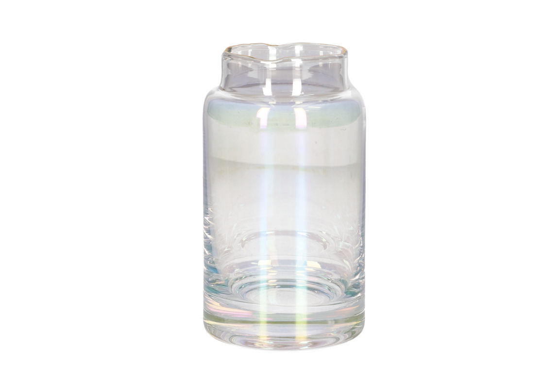 Danny Home Clear Iridescent Glass Vase