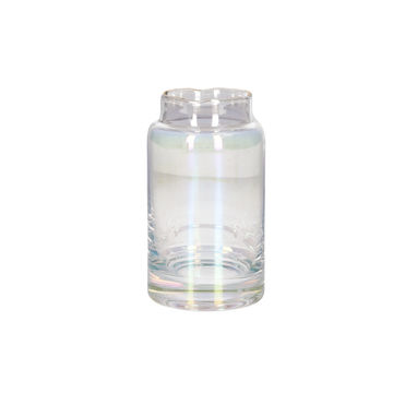 Danny Home Clear Iridescent Glass Vase