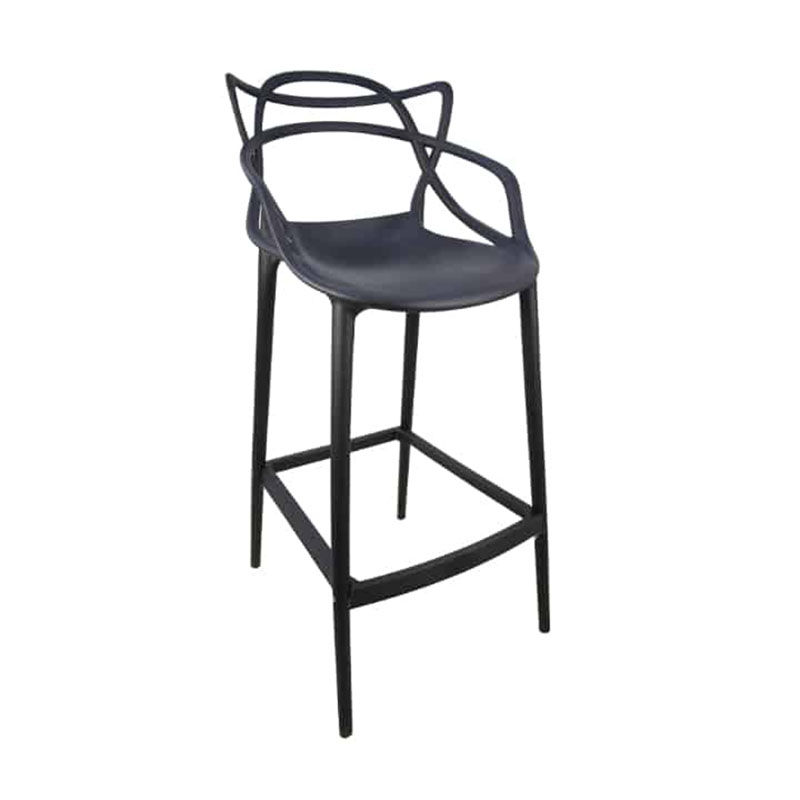 Vividitto - Web Cocktail Bar Stool - Black