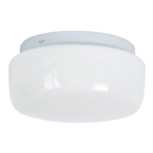 230VAC,  1xE27,  Round Cheese Head Ceiling Mount 200mm Dia.