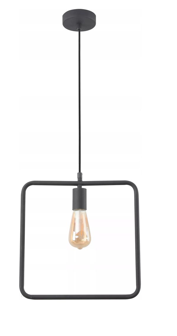 Black Square Metal Pendant Light EMS LEROY MERLIN South Africa
