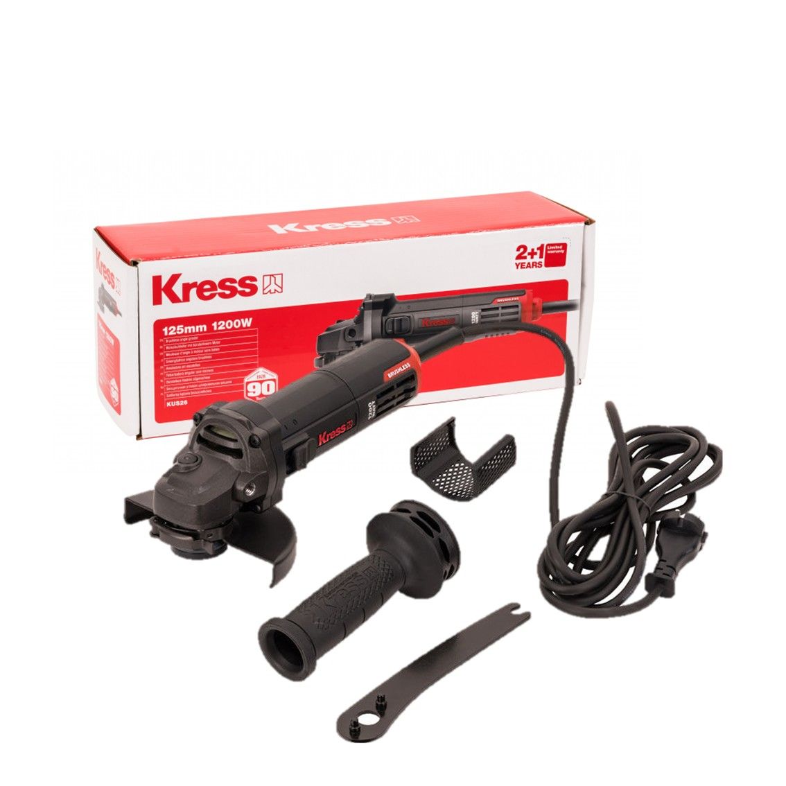 KRESS Angle Grinder BL 125mm 1200W
