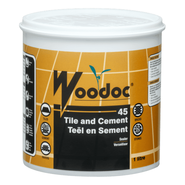 Woodoc 45 (Clear) Matt Tile and Cement Sealer 1lt