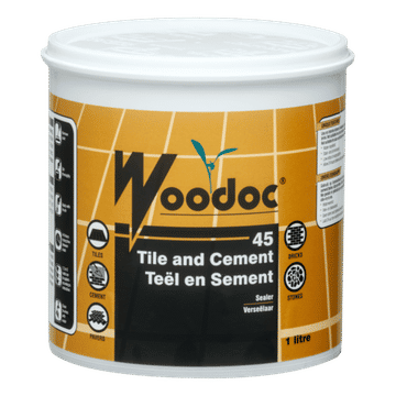 Woodoc 45 (Clear) Matt Tile and Cement Sealer 1lt