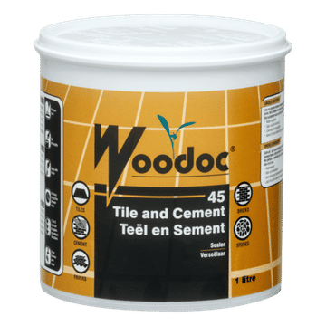 Woodoc 45 (Clear) Gloss Tile and Cement Sealer 1lt