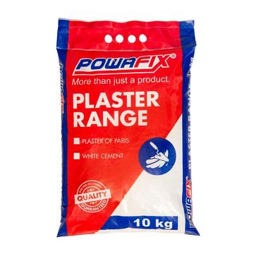Powafix Plaster Range White Cement 10Kg - 2 Pack