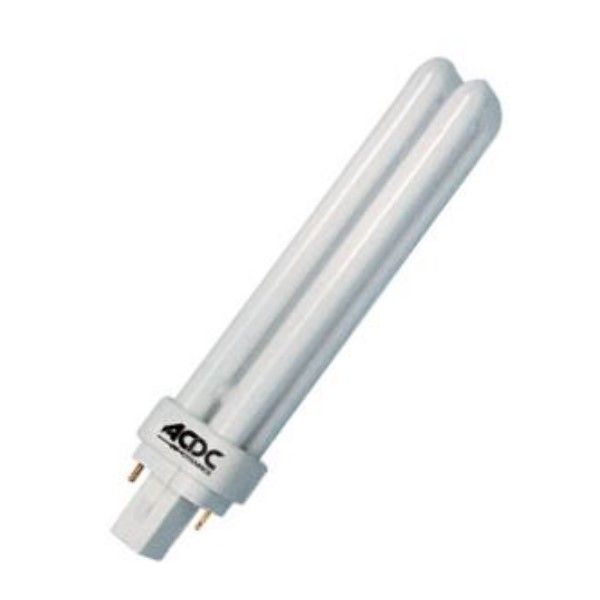 26W Cool White G24D3 CF Lamp 2 Pin Off Centre
