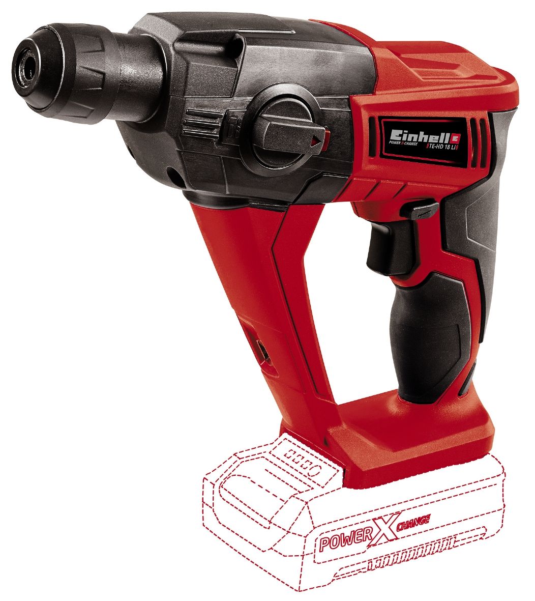 EINHELL - Rotory Hammer Solo - TE-HD 18 Li-Solo