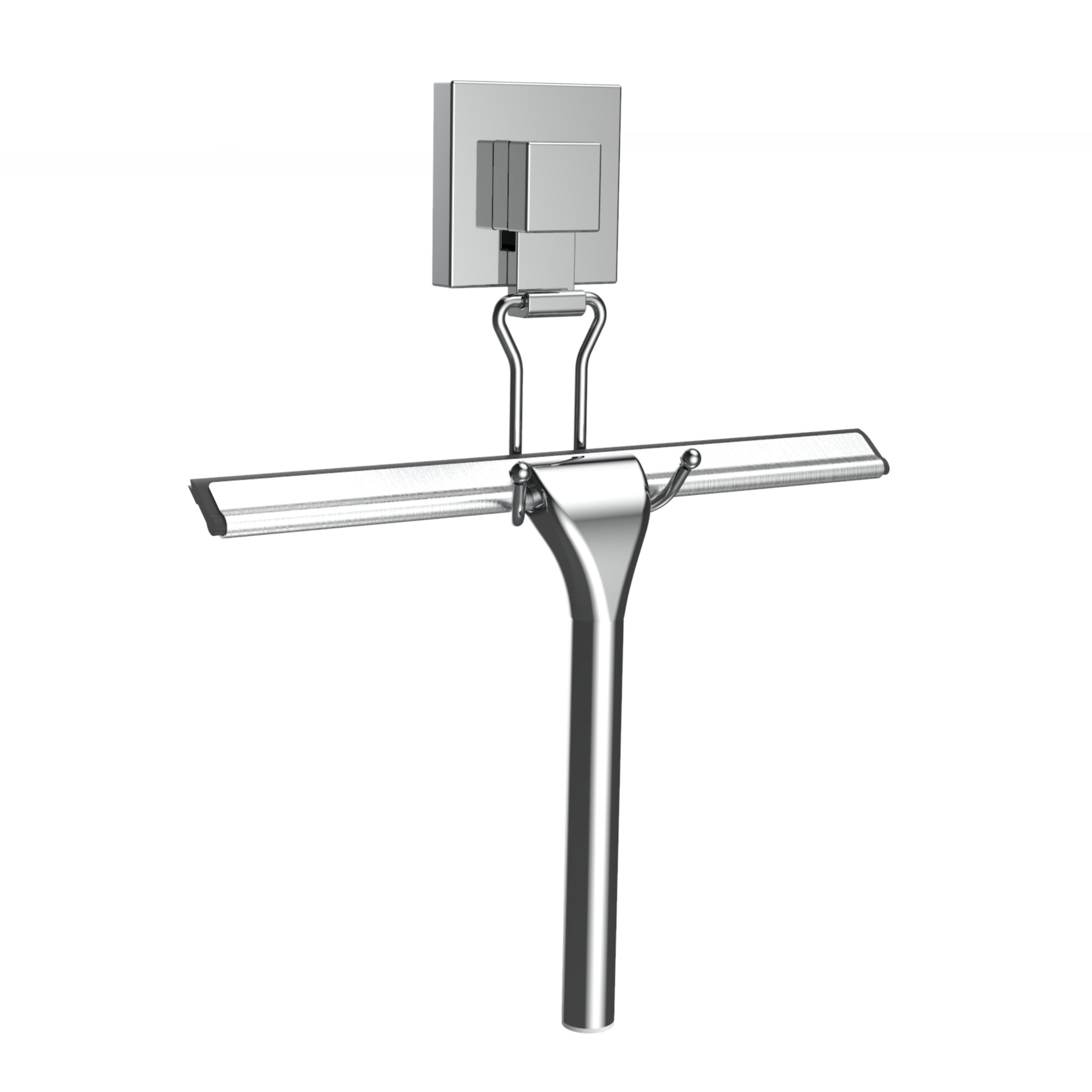 Fusion-Loc - Suction - Squeegee & Hook - Silver