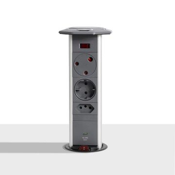 Multiplug Powerlogic Powerdock MK565 Dark Grey