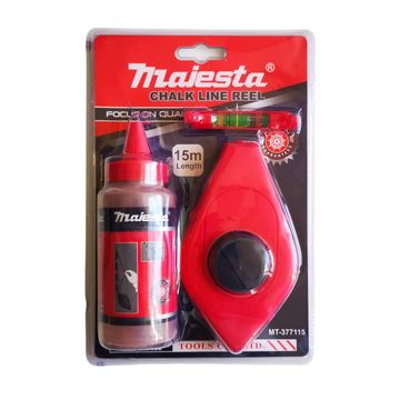 Majesta 3PCS Chalk Line Set 15m - Plastic Case