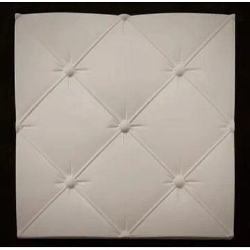 Leather Style 3D Wall Panel 500x500x25mm Set of 4