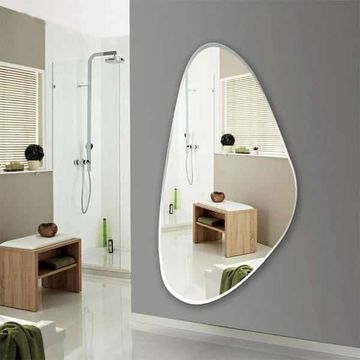 Naomi Frameless Irregular Shaped Mirror