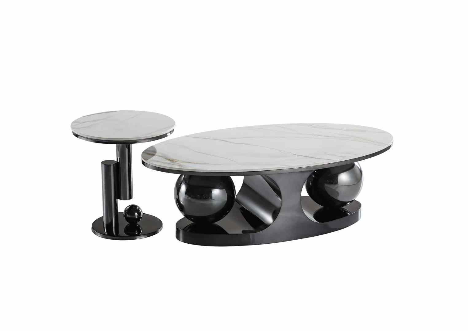 Luxury Marble Coffee Table for Living Room
