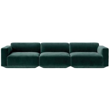 Teddy-George - Ruthwell Couch / Sofa in green velvet