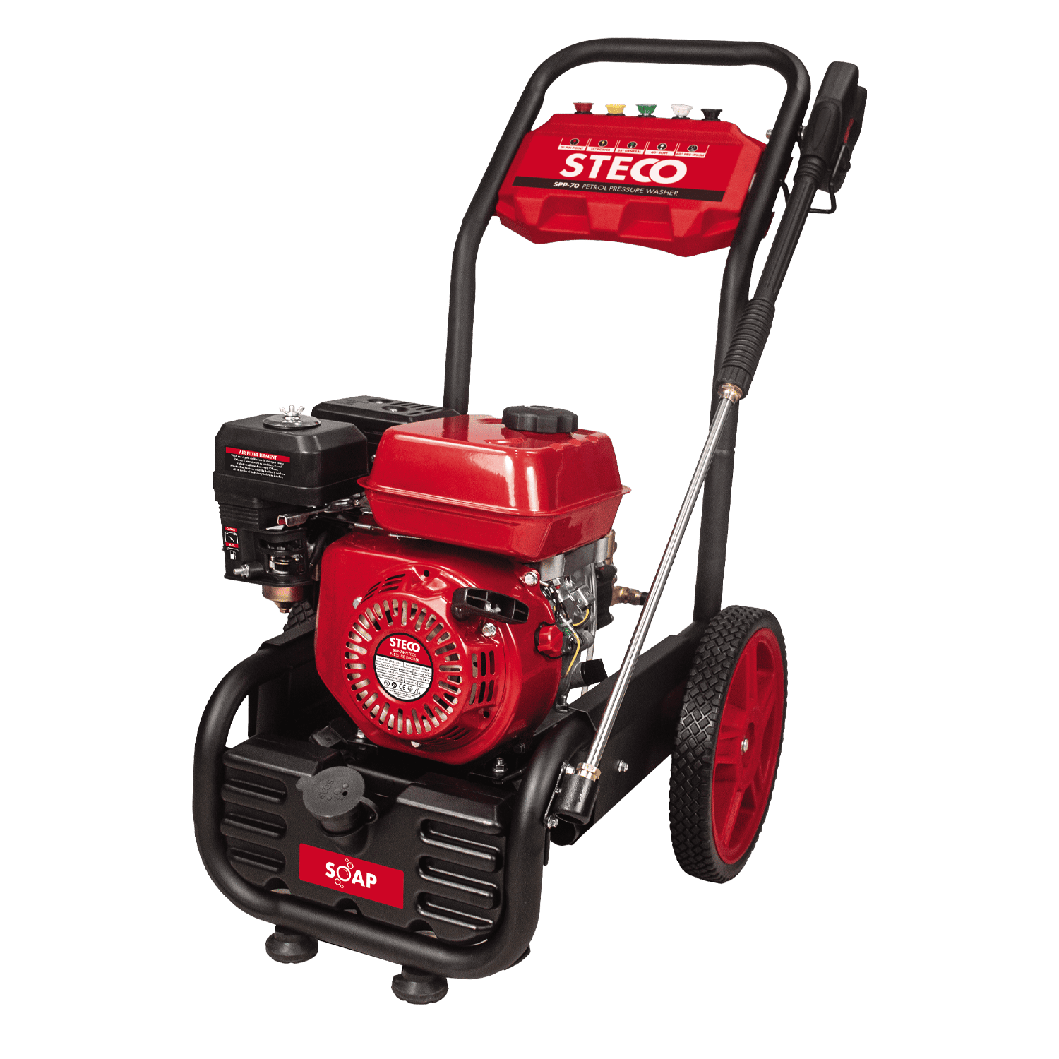 STECO PETROL PRESSURE WASHER 7HP - 220BAR