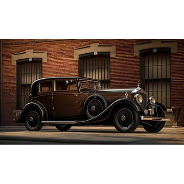 Canvas Wall Art -  Rolls Royce Phantom 1932- B1478 - [120 x 80 cm]