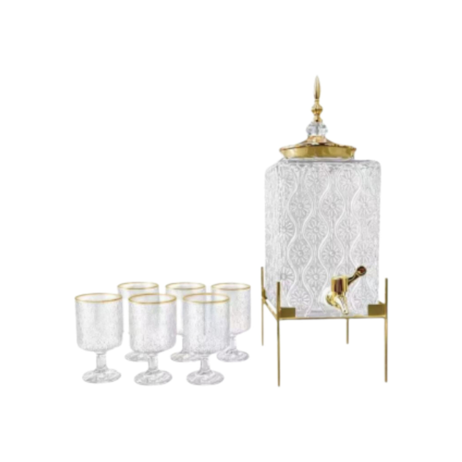 Modern Glass Beverage Dispenser