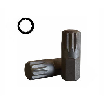 Force - Spline Bit - M8 10mm x 75mm - 4 Pack