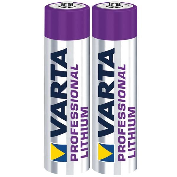 Varta Professional Lithium 1.5V Aaa 1100Mah Battery - Pack Of 2, Retail Box , No Warranty