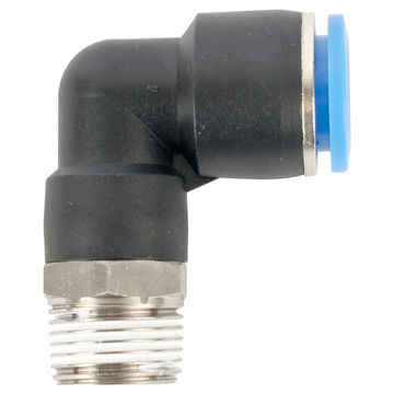 Aircraft - Elbow 12mm-3/8 M Pu Hose Fitting - 5 Pack