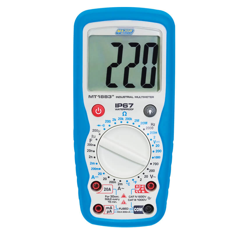 General Purpose Multimeter (MT1883) - Major Tech