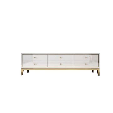 KC FURN-Tenaria Tv Stand White